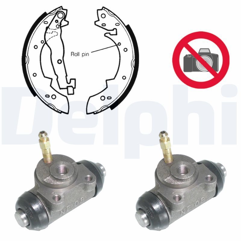 Stabdžių trinkelių komplektas DELPHI KP873