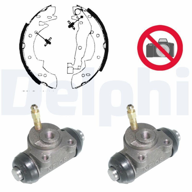 Stabdžių trinkelių komplektas DELPHI KP875