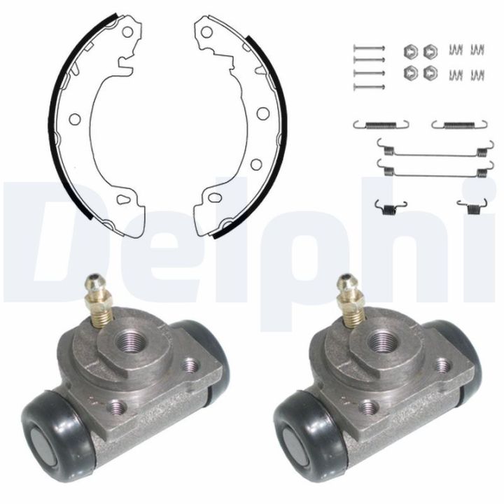 Stabdžių trinkelių komplektas DELPHI KP894