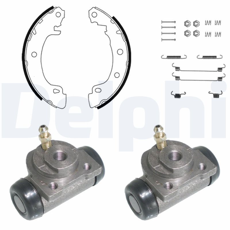 Stabdžių trinkelių komplektas DELPHI KP894