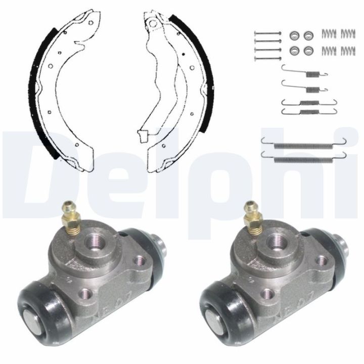 Stabdžių trinkelių komplektas DELPHI KP895