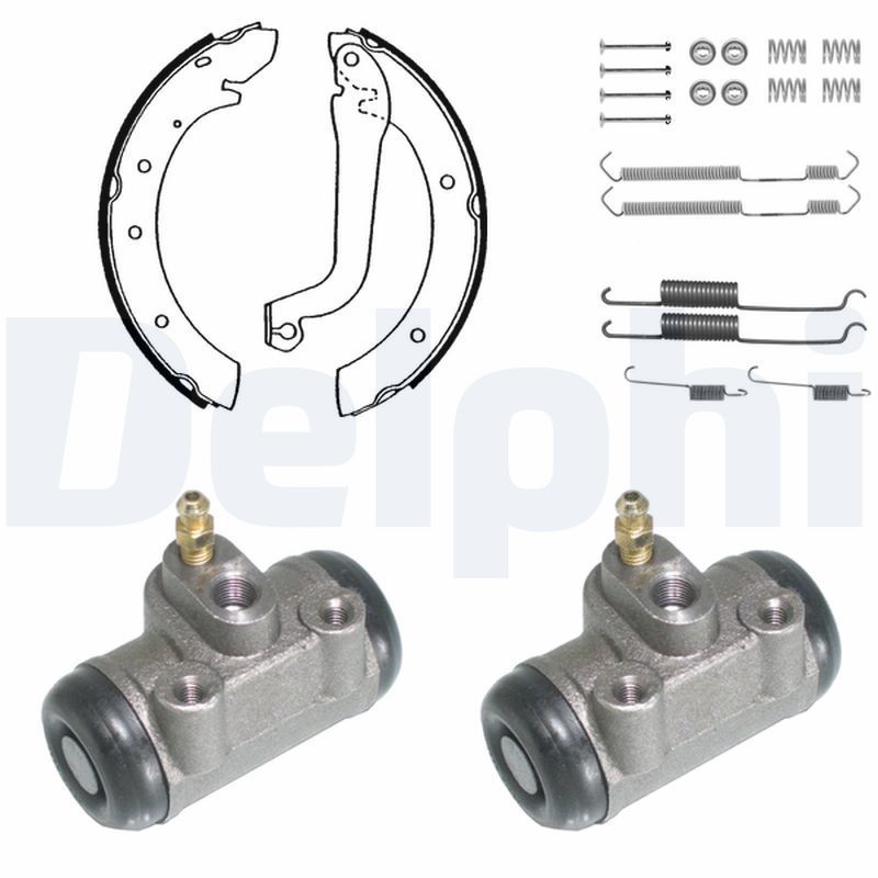Stabdžių trinkelių komplektas DELPHI KP907