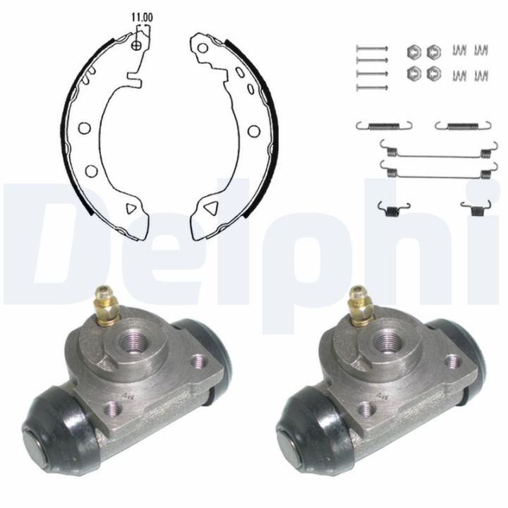 Stabdžių trinkelių komplektas DELPHI KP911