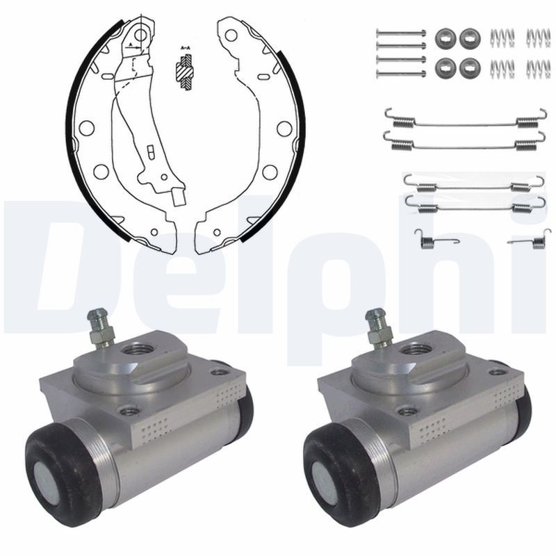 Stabdžių trinkelių komplektas DELPHI KP932