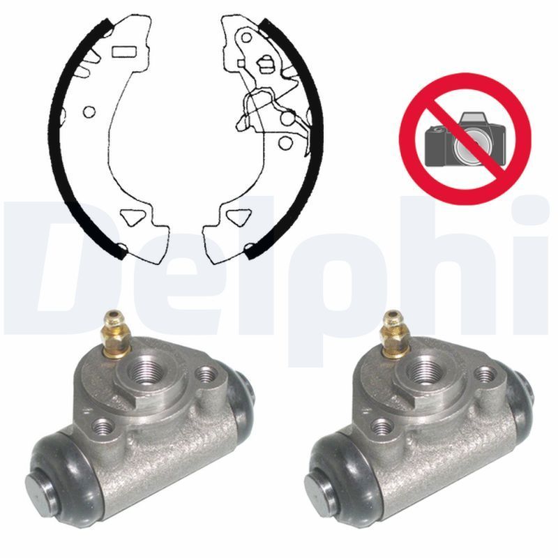 Stabdžių trinkelių komplektas DELPHI KP956