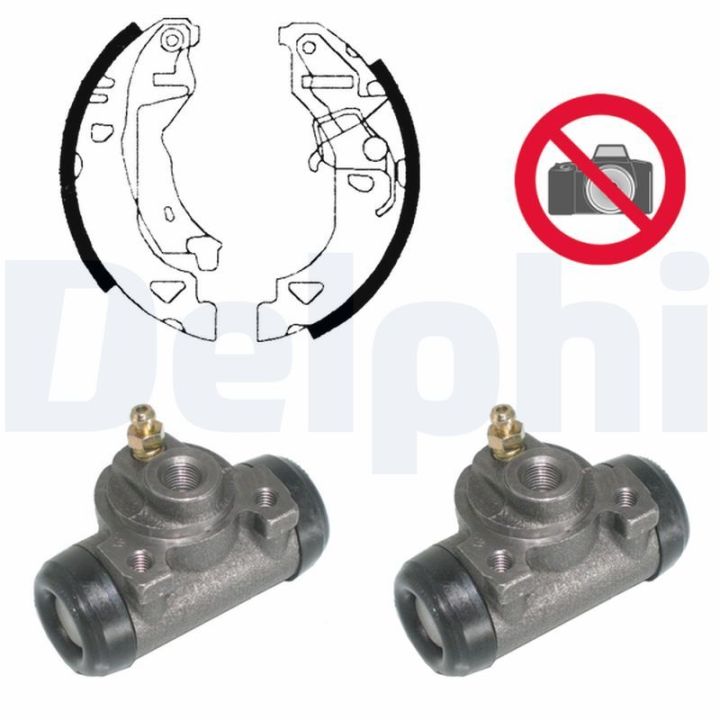Stabdžių trinkelių komplektas DELPHI KP972