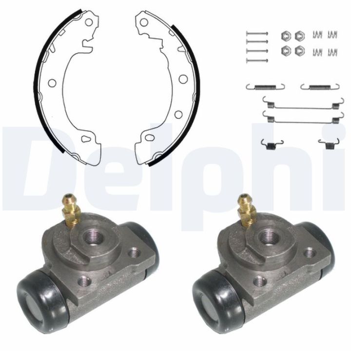 Stabdžių trinkelių komplektas DELPHI KP981
