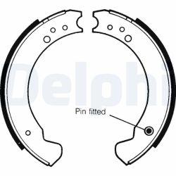 Stabdžių trinkelių komplektas DELPHI LS1089
