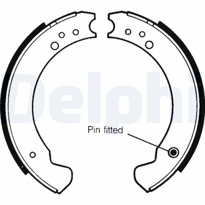 Stabdžių trinkelių komplektas DELPHI LS1089