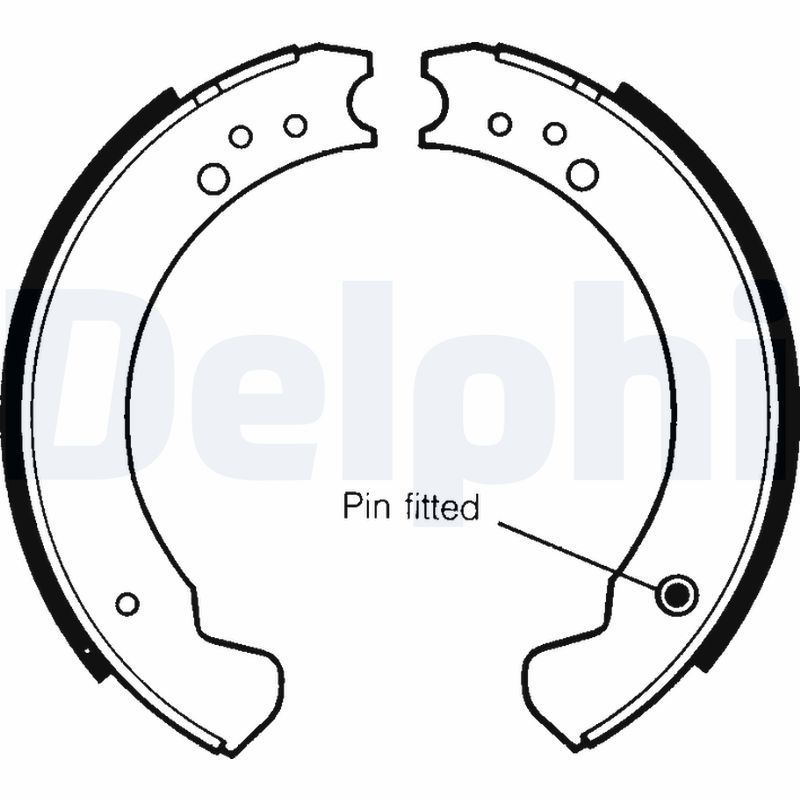 Stabdžių trinkelių komplektas DELPHI LS1089