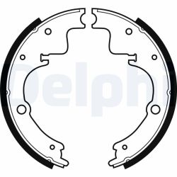 Stabdžių trinkelių komplektas DELPHI LS1236
