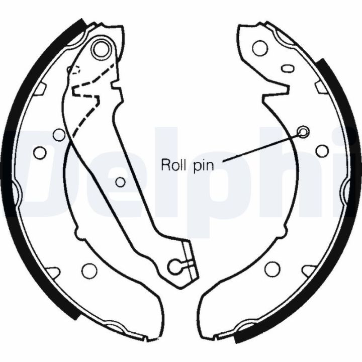 Stabdžių trinkelių komplektas DELPHI LS1241