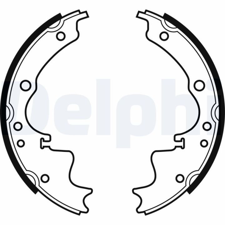 Stabdžių trinkelių komplektas DELPHI LS1261