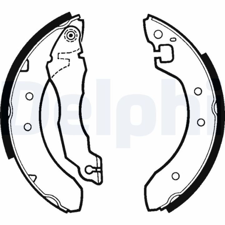 Stabdžių trinkelių komplektas DELPHI LS1269