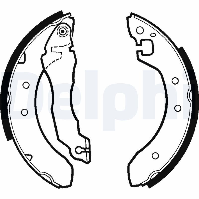 Stabdžių trinkelių komplektas DELPHI LS1269