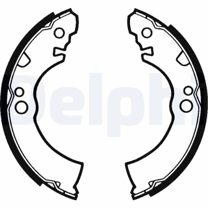 Stabdžių trinkelių komplektas DELPHI LS1285