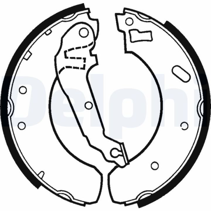 Stabdžių trinkelių komplektas DELPHI LS1298