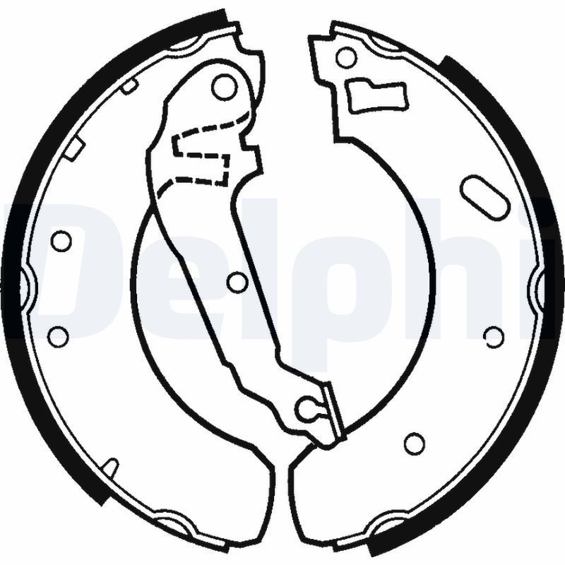 Stabdžių trinkelių komplektas DELPHI LS1298