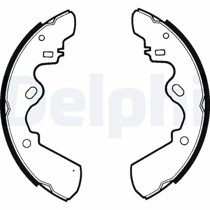 Stabdžių trinkelių komplektas DELPHI LS1310