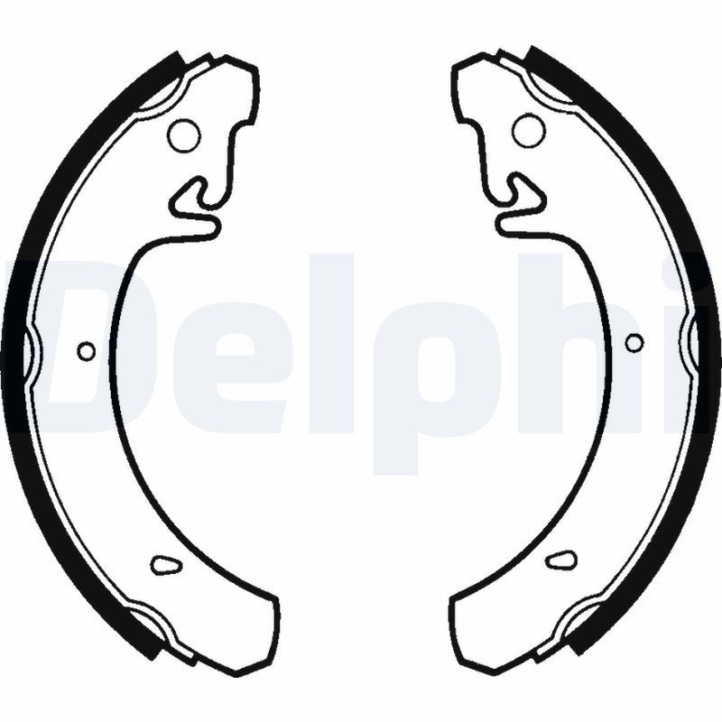 Stabdžių trinkelių komplektas DELPHI LS1323