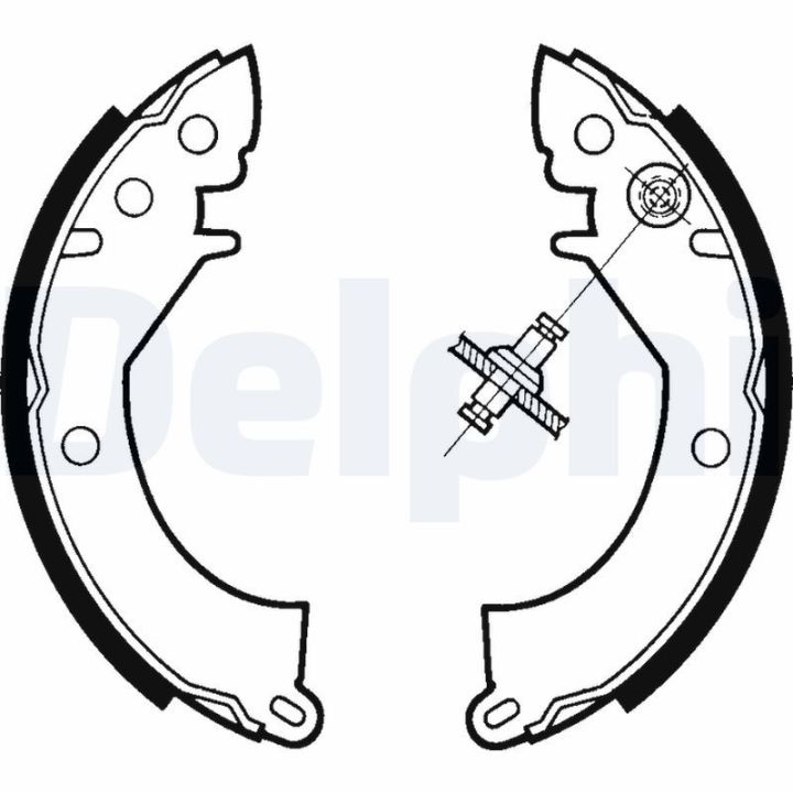 Stabdžių trinkelių komplektas DELPHI LS1328