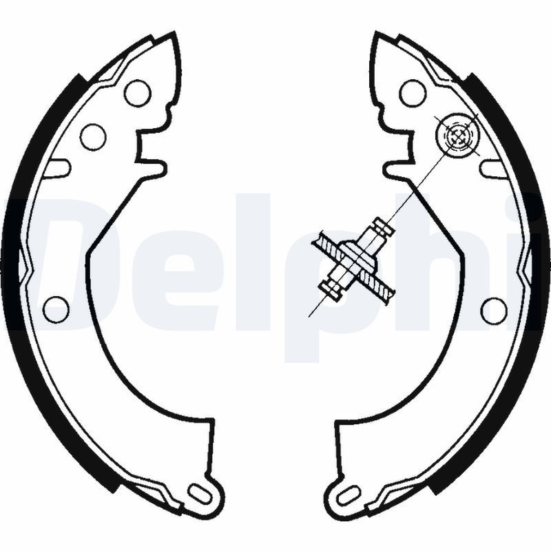 Stabdžių trinkelių komplektas DELPHI LS1328