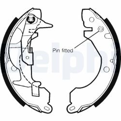 Stabdžių trinkelių komplektas DELPHI LS1343