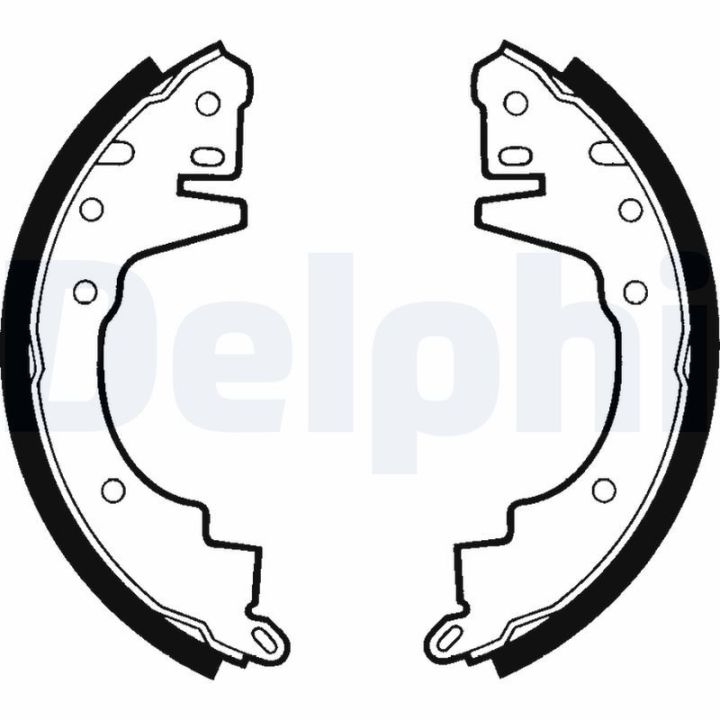 Stabdžių trinkelių komplektas DELPHI LS1345