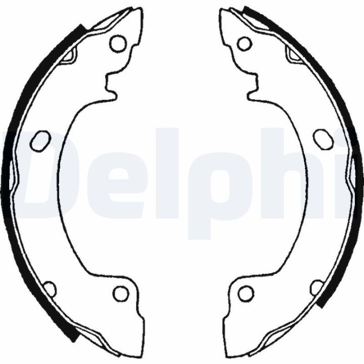 Stabdžių trinkelių komplektas DELPHI LS1514