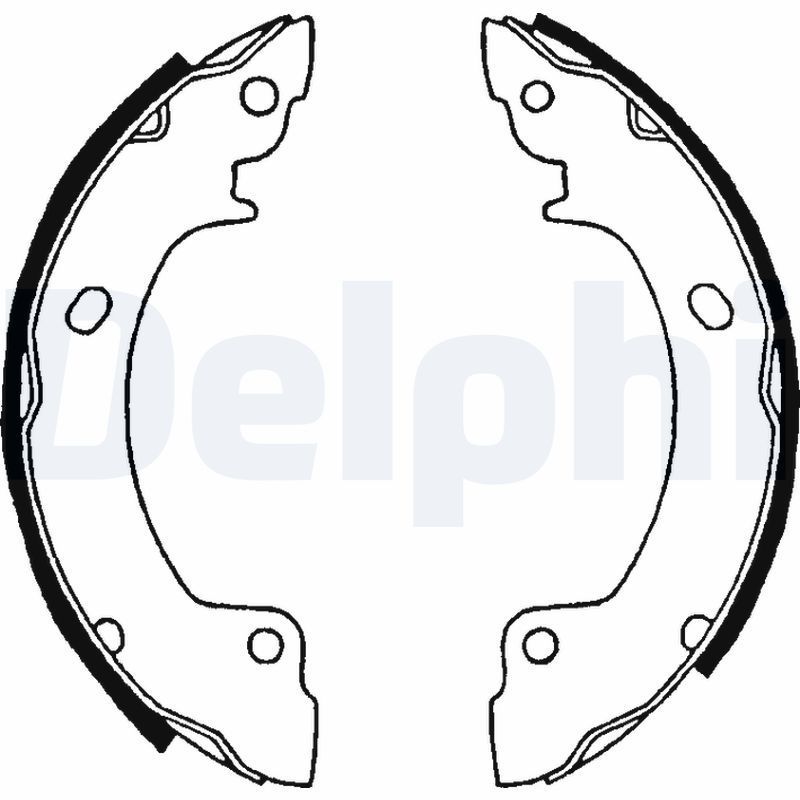 Stabdžių trinkelių komplektas DELPHI LS1514