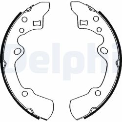 Stabdžių trinkelių komplektas DELPHI LS1546