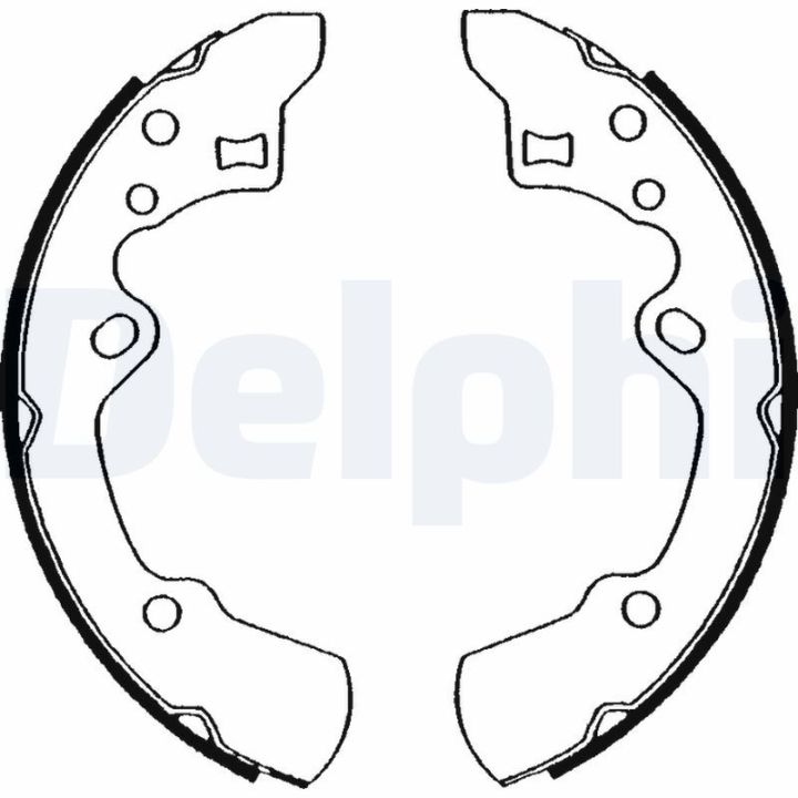 Stabdžių trinkelių komplektas DELPHI LS1546