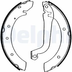 Stabdžių trinkelių komplektas DELPHI LS1570