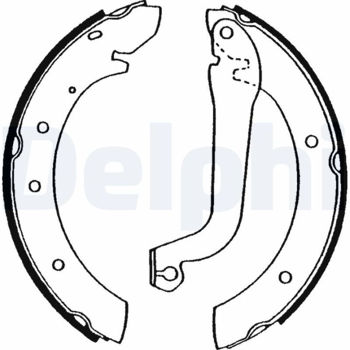 Stabdžių trinkelių komplektas DELPHI LS1570