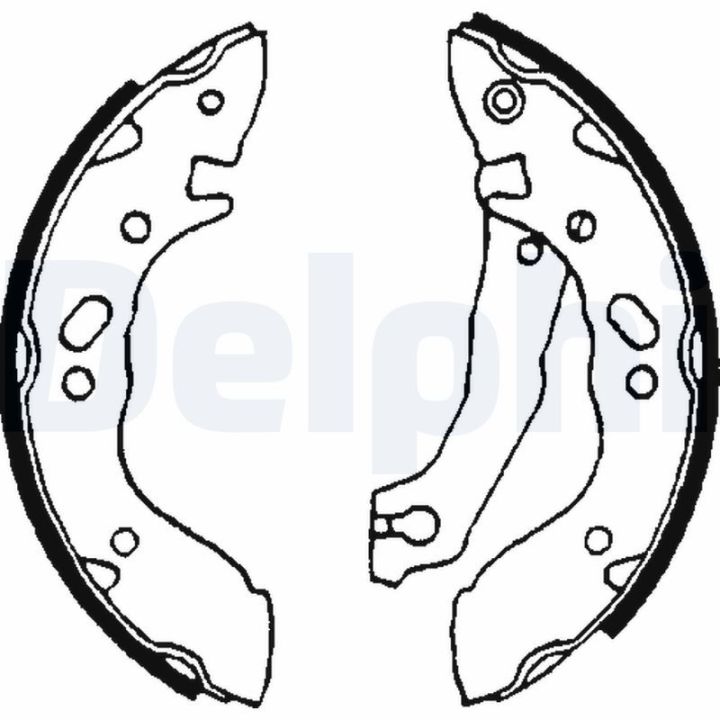 Stabdžių trinkelių komplektas DELPHI LS1609