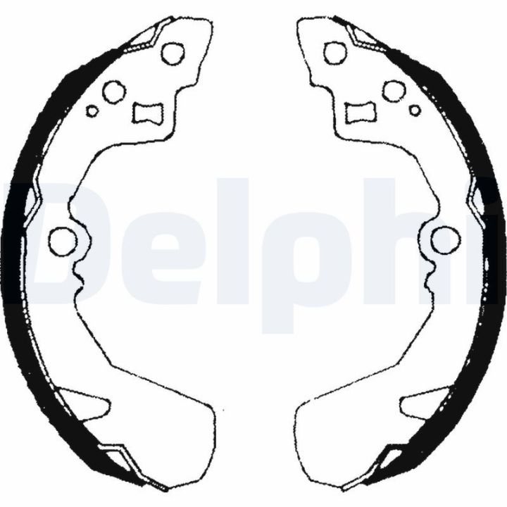 Stabdžių trinkelių komplektas DELPHI LS1685