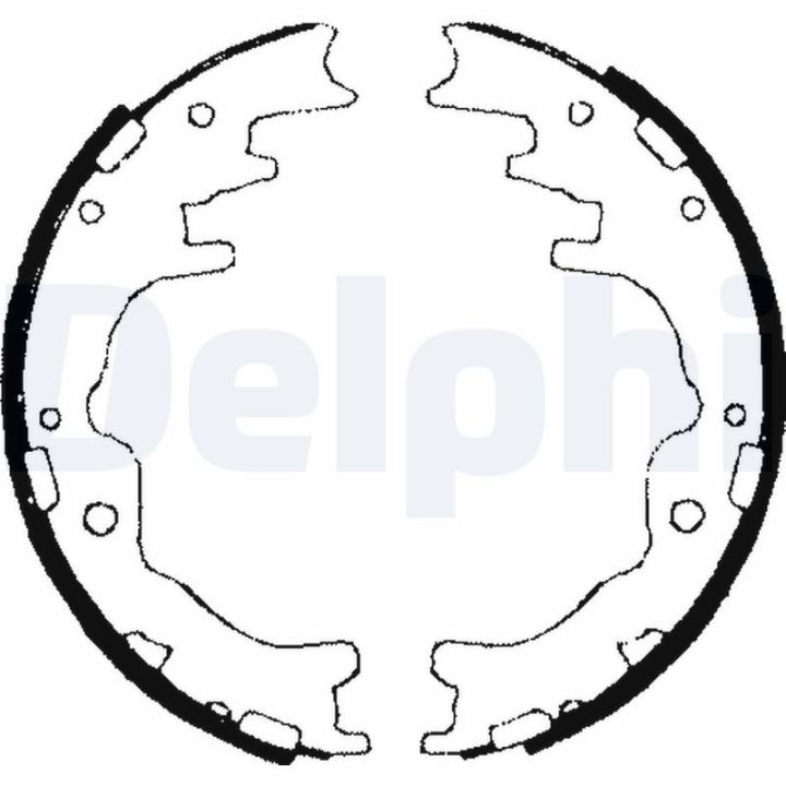 Stabdžių trinkelių komplektas DELPHI LS1706