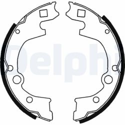 Stabdžių trinkelių komplektas DELPHI LS1760