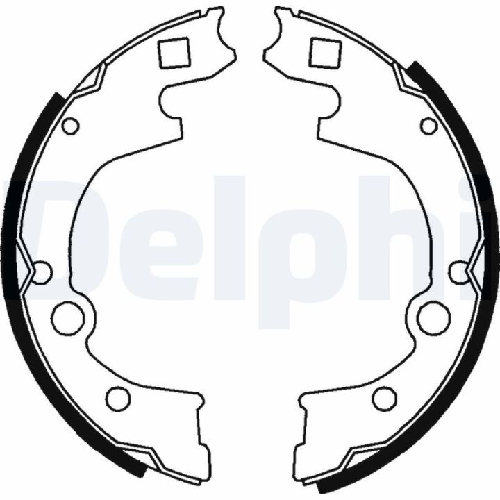 Stabdžių trinkelių komplektas DELPHI LS1760