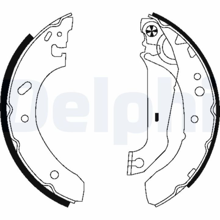 Stabdžių trinkelių komplektas DELPHI LS1783