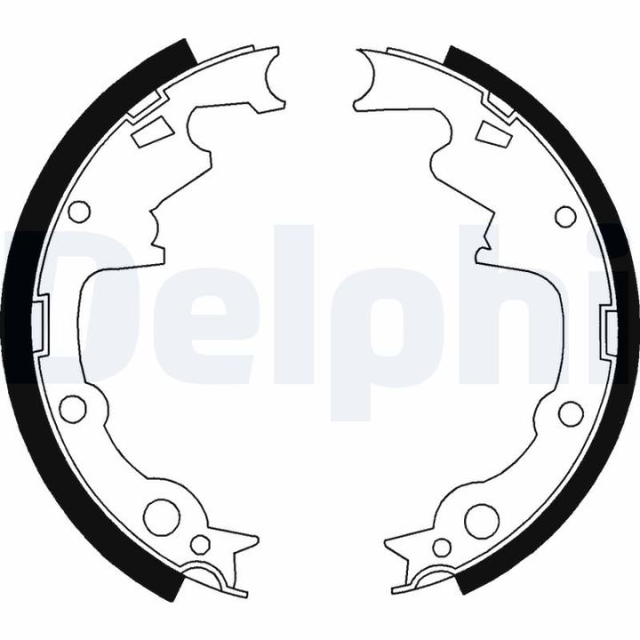 Stabdžių trinkelių komplektas DELPHI LS1800