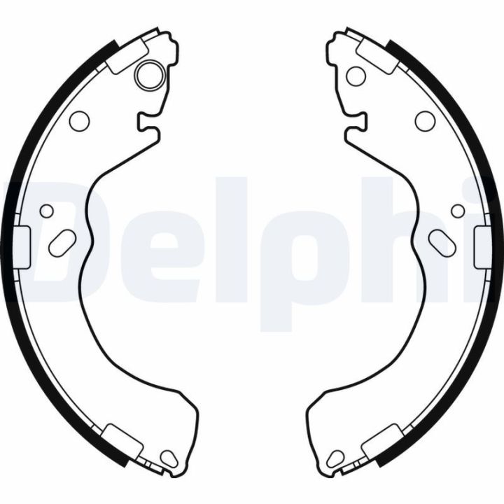 Stabdžių trinkelių komplektas DELPHI LS1877