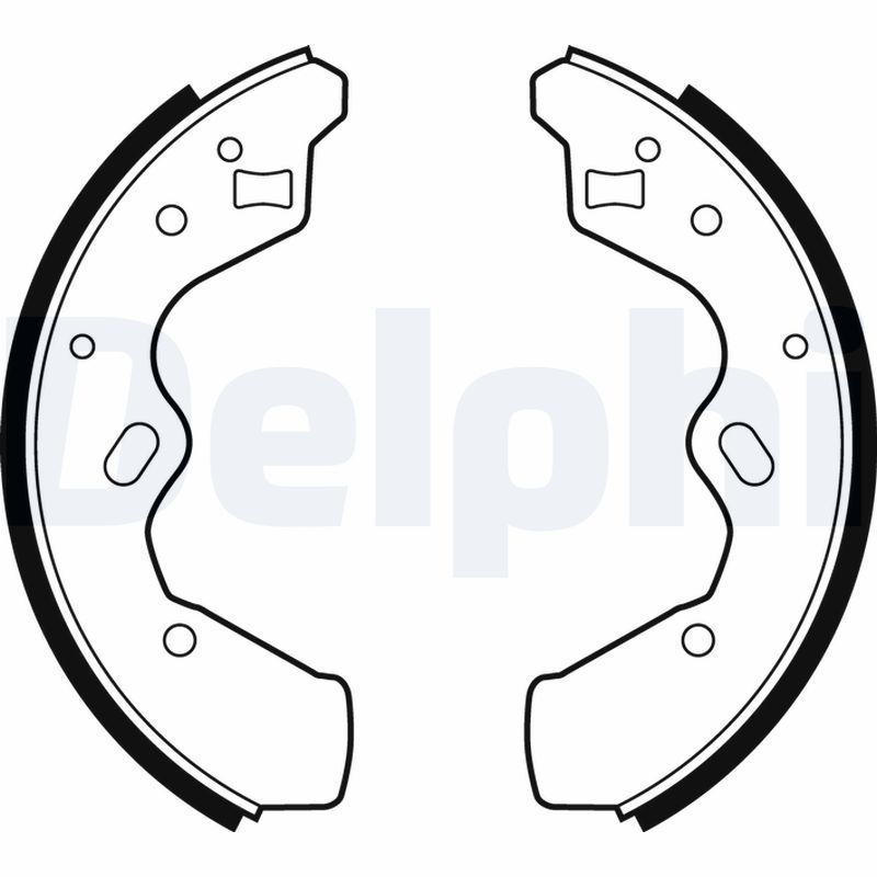 Stabdžių trinkelių komplektas DELPHI LS1878