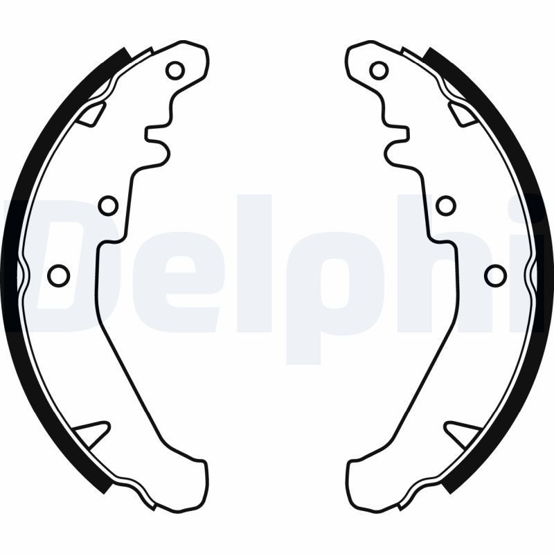 Stabdžių trinkelių komplektas DELPHI LS1924