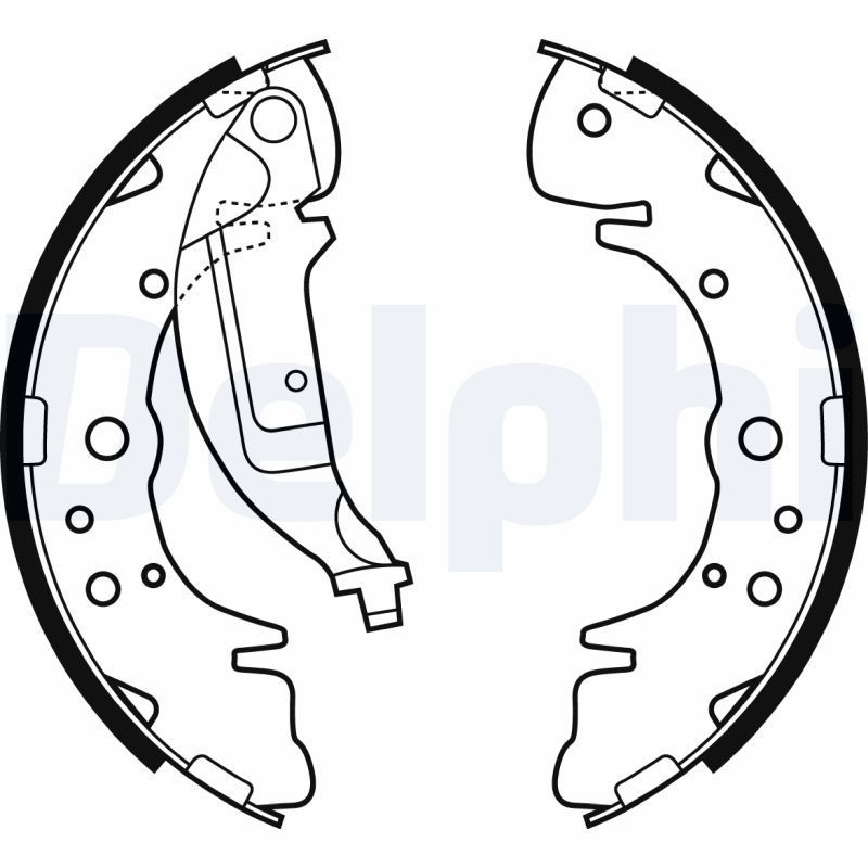 Stabdžių trinkelių komplektas DELPHI LS1935