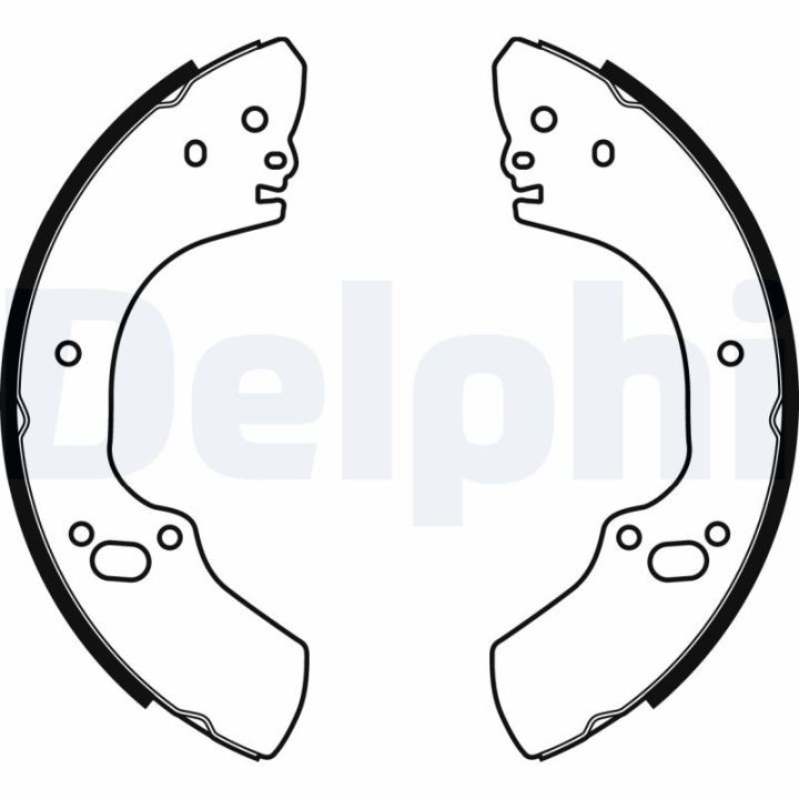 Stabdžių trinkelių komplektas DELPHI LS1939