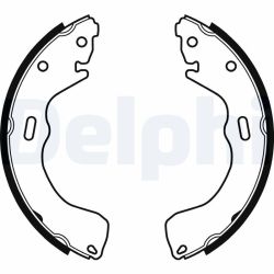 Stabdžių trinkelių komplektas DELPHI LS1963