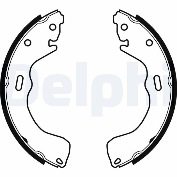 Stabdžių trinkelių komplektas DELPHI LS1963