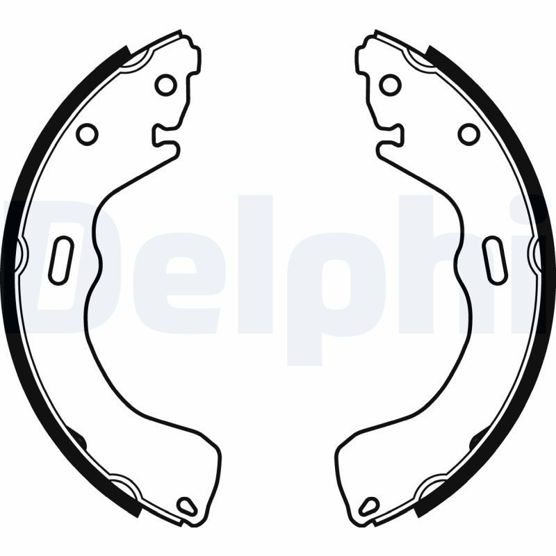 Stabdžių trinkelių komplektas DELPHI LS1963