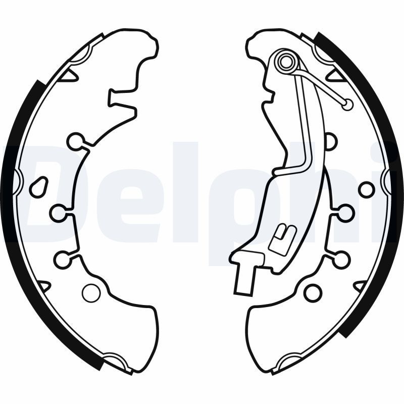 Stabdžių trinkelių komplektas DELPHI LS1973
